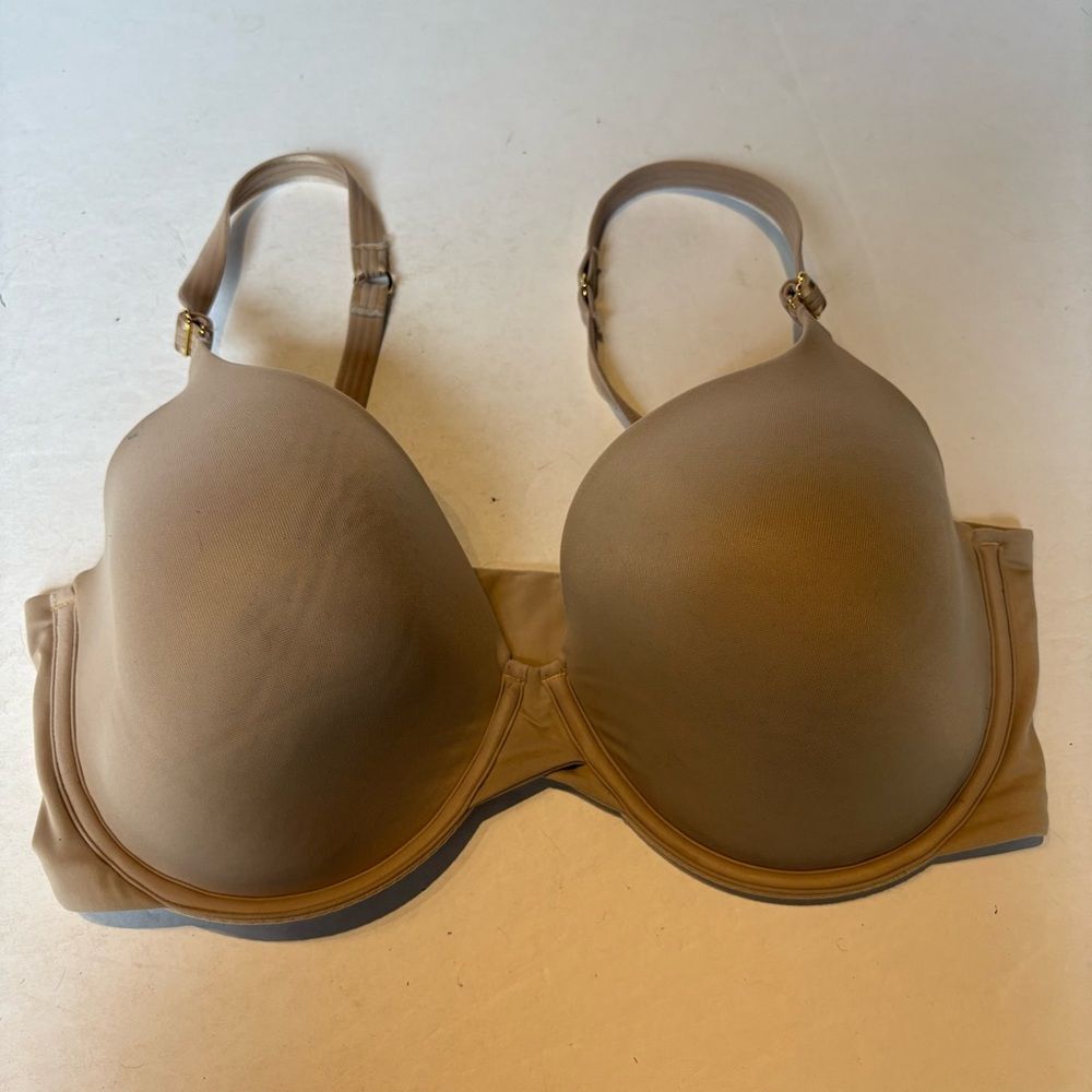 Joyspun Seamless Tan Underwire Bra Padded Size 38DD